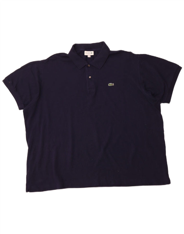 LACOSTE Polo coupe classique pour homme taille 10 5XL bleu marine coton