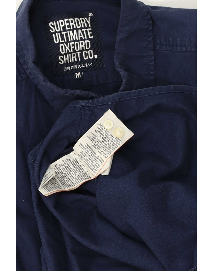 Superdry Chemise Homme Bleu Marine Moyen Coton