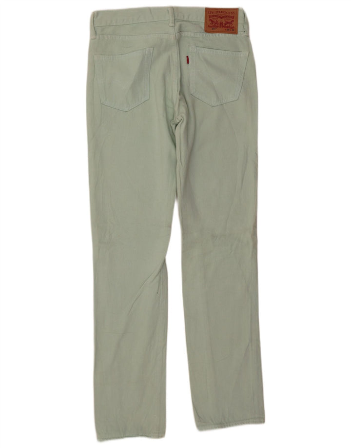 Levi's Pantalon 511 Slim Casual W30 L32 Homme Vert Coton