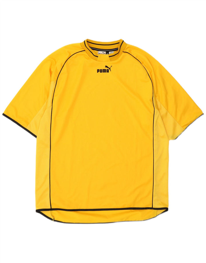 Puma T-Shirt Top Homme Jaune XL