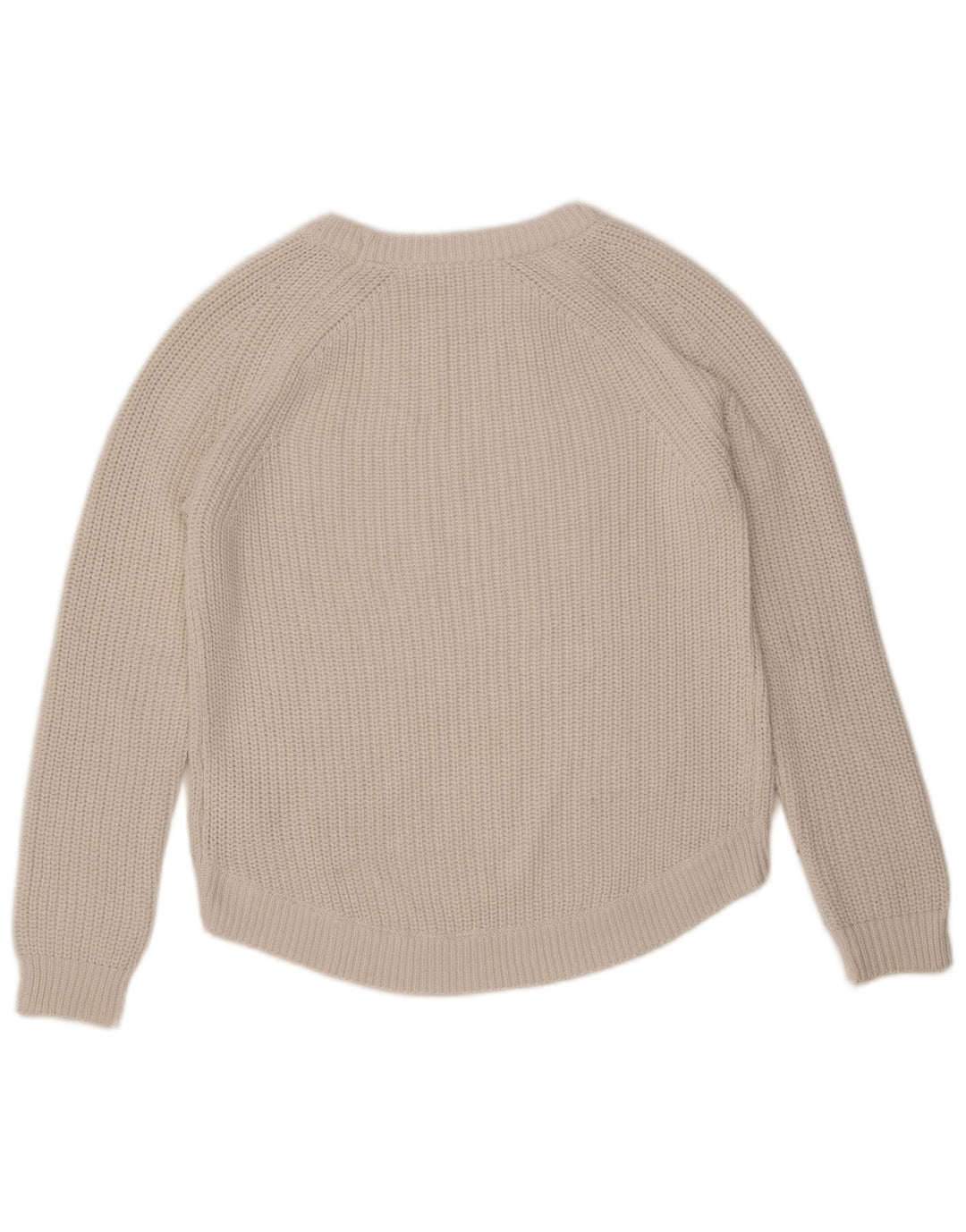 GUESS Pull surdimensionné à col bateau pour femme UK 6 Petit coton blanc