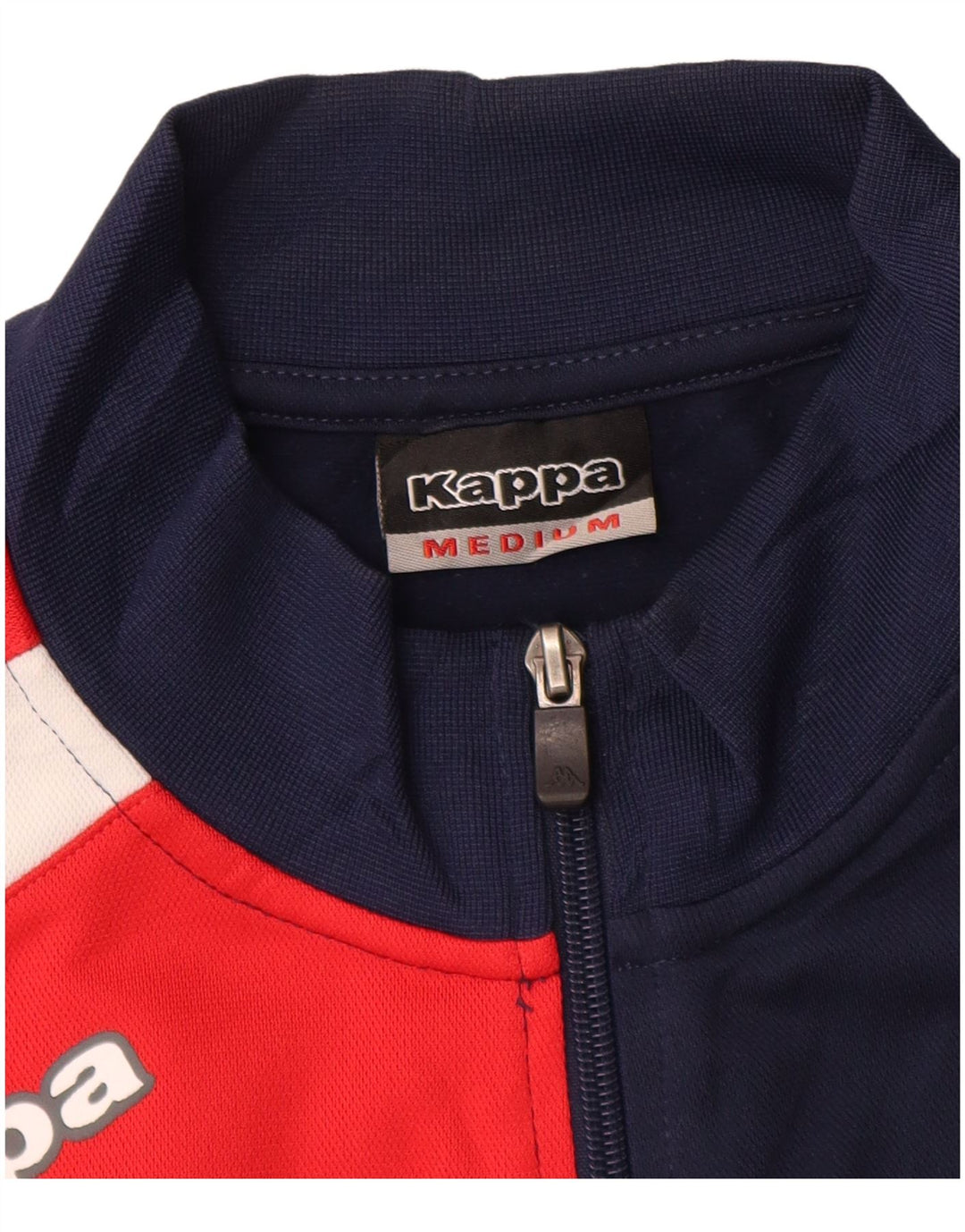 Kappa Veste de Survêtement Graphique Homme Bleu Marine Moyen Colourblock