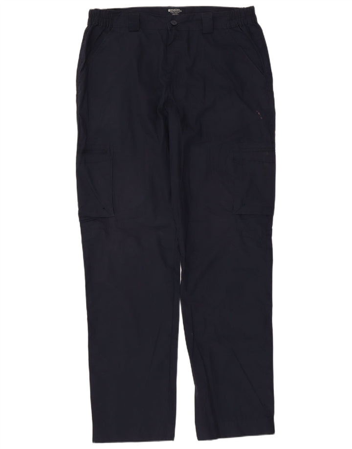 Mountain Warehouse Pantalon Cargo Droit Femme W36 L34 Bleu Marine