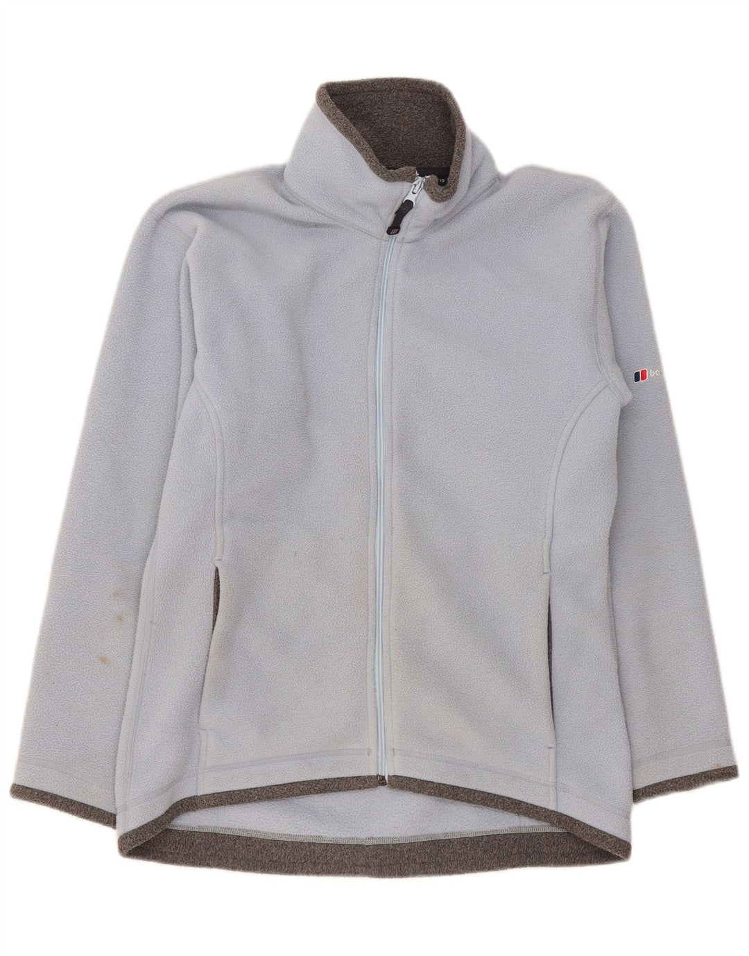 Berghaus Veste polaire surdimensionnée pour femme UK 10 Small Bleu Colorblock