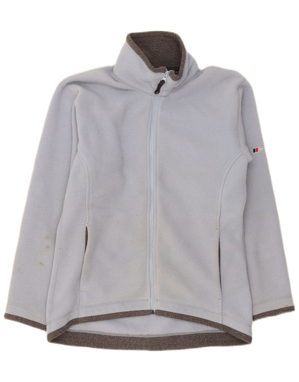 Berghaus Veste polaire surdimensionnée pour femme UK 10 Small Bleu Colorblock