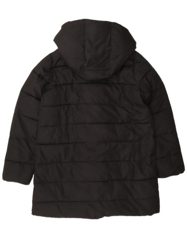 Hobbs Manteau rembourré à capuche pour femme UK 12 Medium Noir Polyester