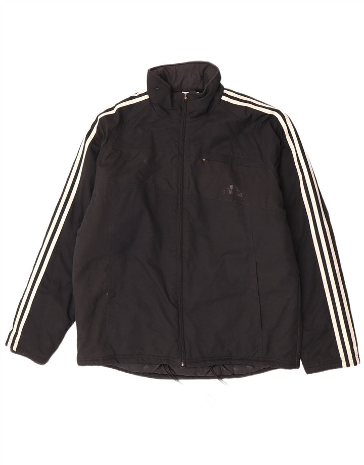Adidas Veste coupe-vent pour homme UK 38 Medium Noir Polyamide