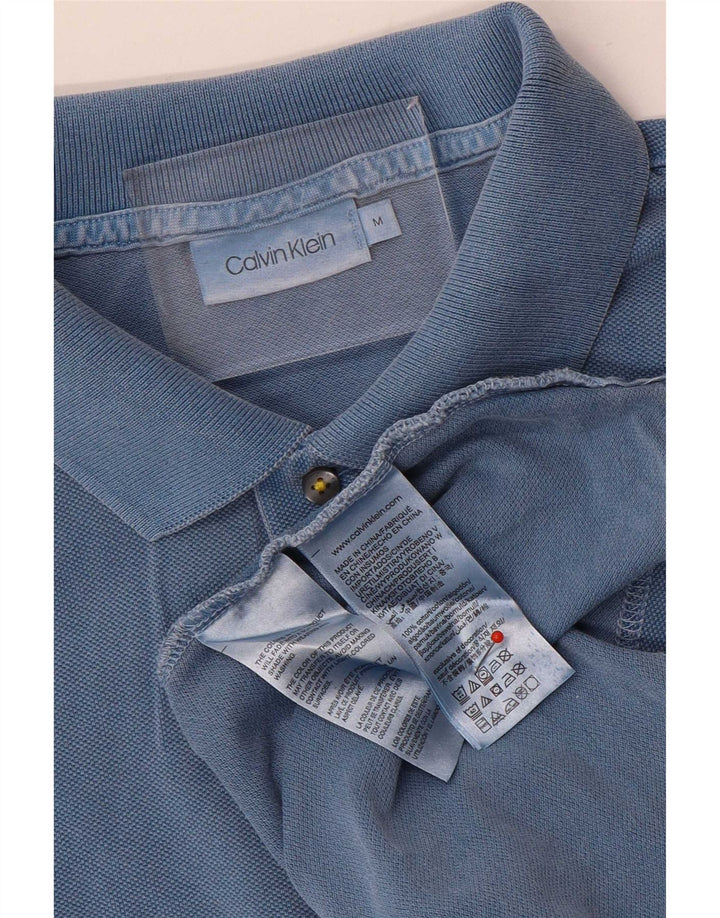 Calvin Klein Polo Homme Bleu Moyen Coton