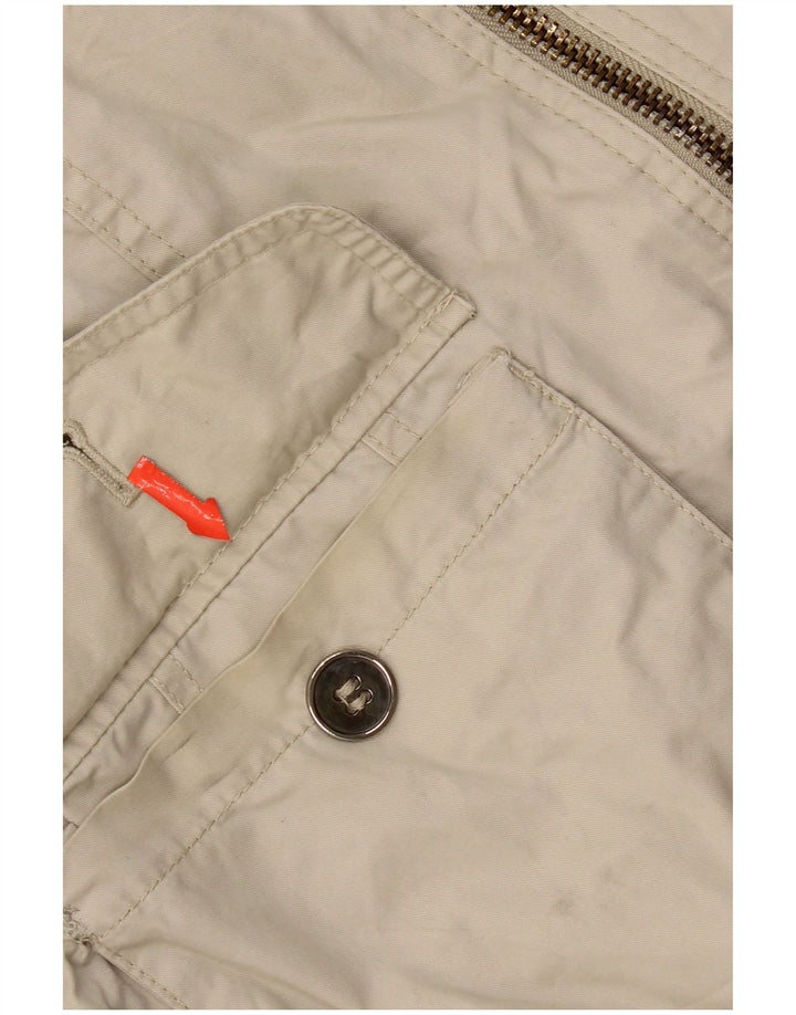 Zara Veste Bomber Femme UK 14 Large Beige