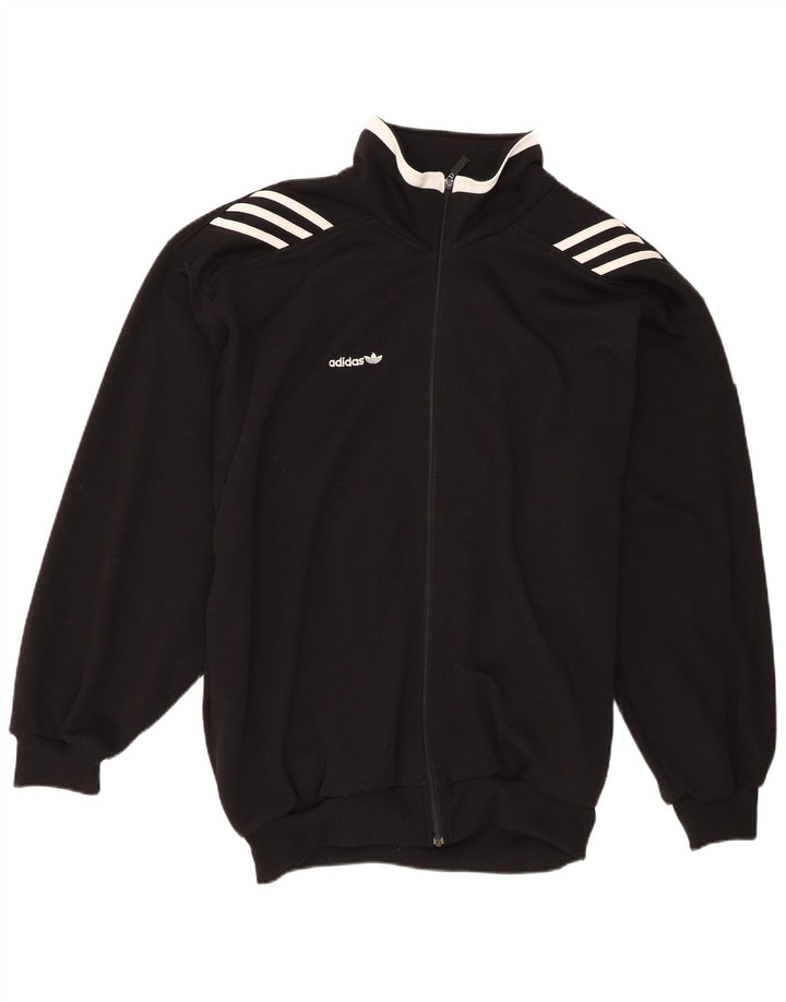 Adidas Veste de survêtement pour homme UK 48/50 XL Noir Polyester