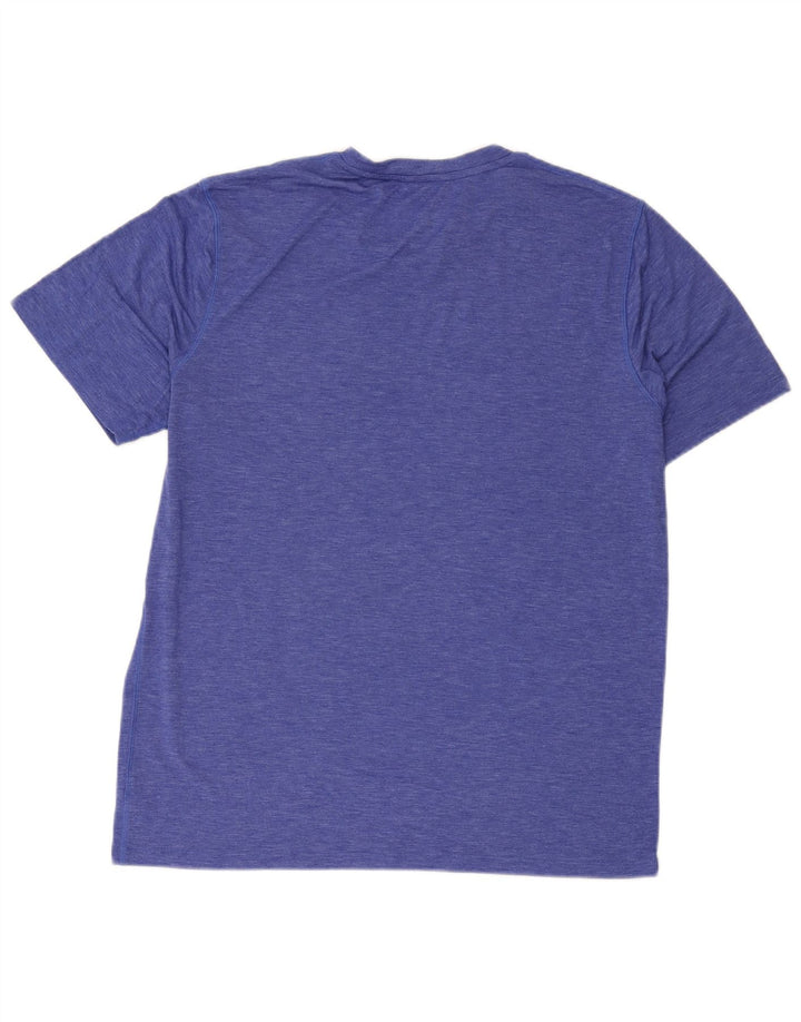 Champion T-Shirt Homme Haut Large Bleu Moucheté Polyester