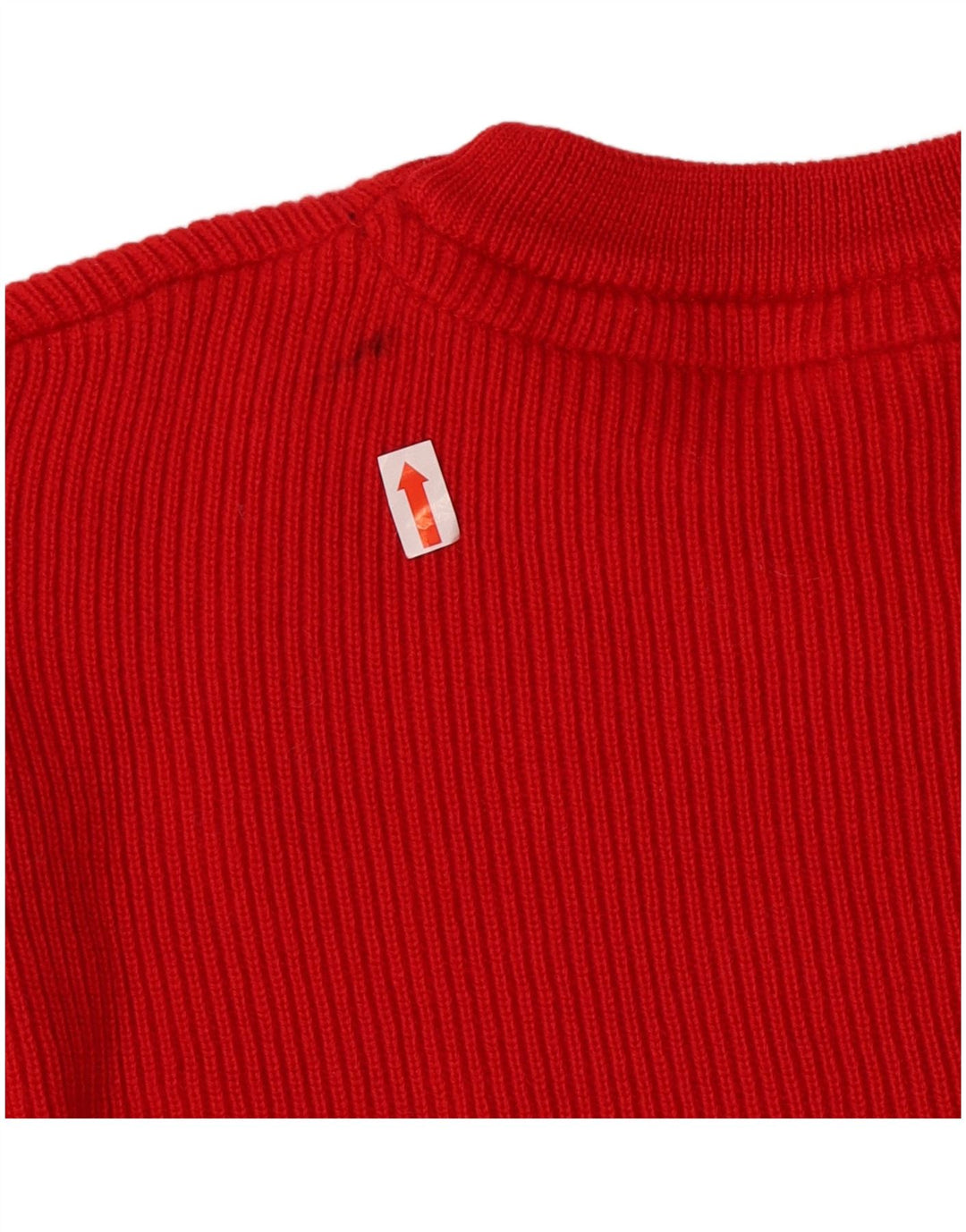 Marina Yachting Pull à col rond pour homme Petite laine vierge rouge