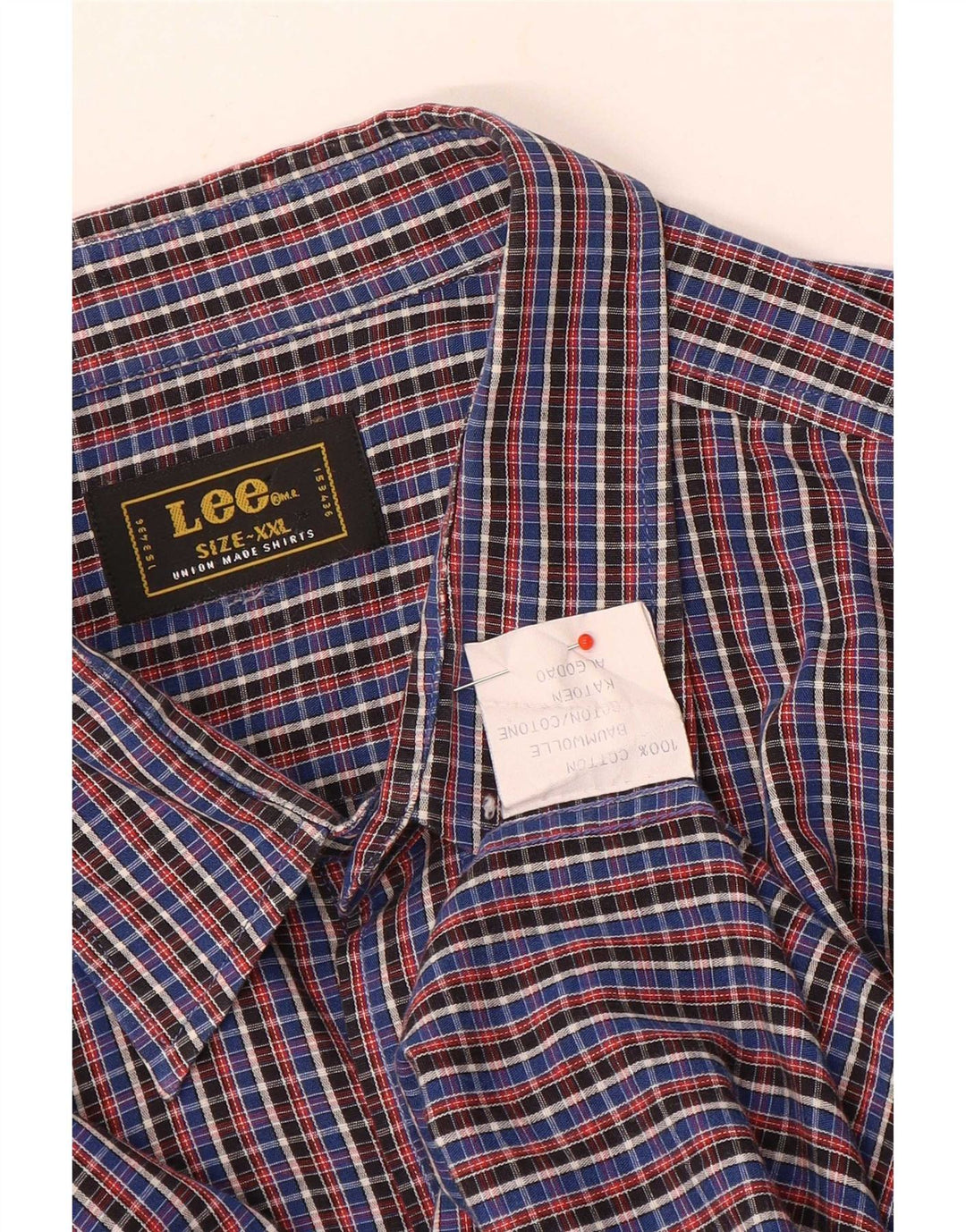Lee Chemise Homme 2XL Coton Vichy Multicolore