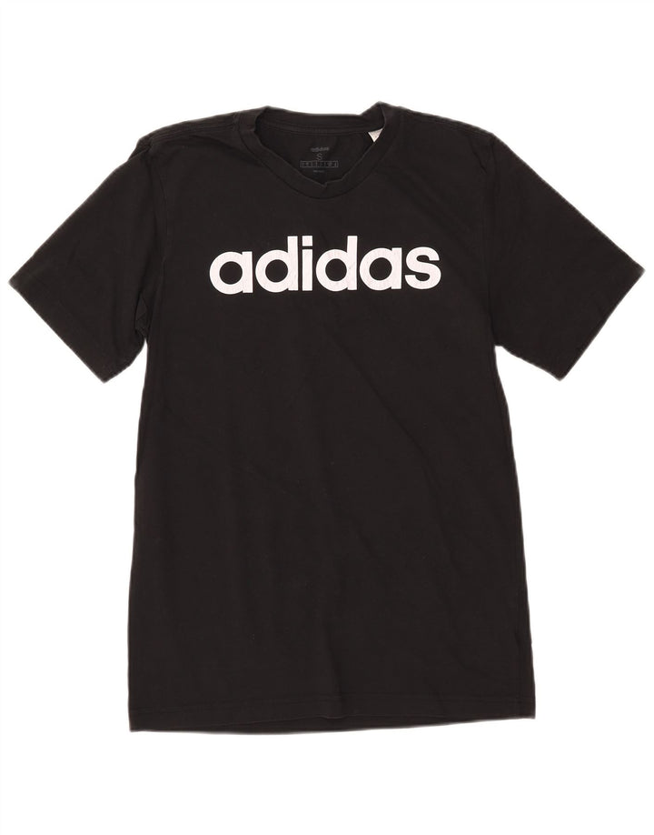 ADIDAS T-Shirt Graphique Homme Petit Noir Coton