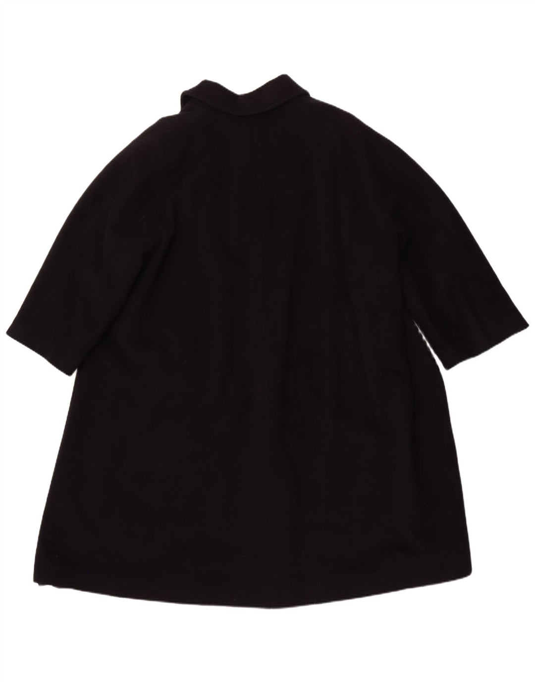 LUISA SPAGNOLI Manteau surdimensionné pour femme UK 16 Grande laine vierge bleu marine