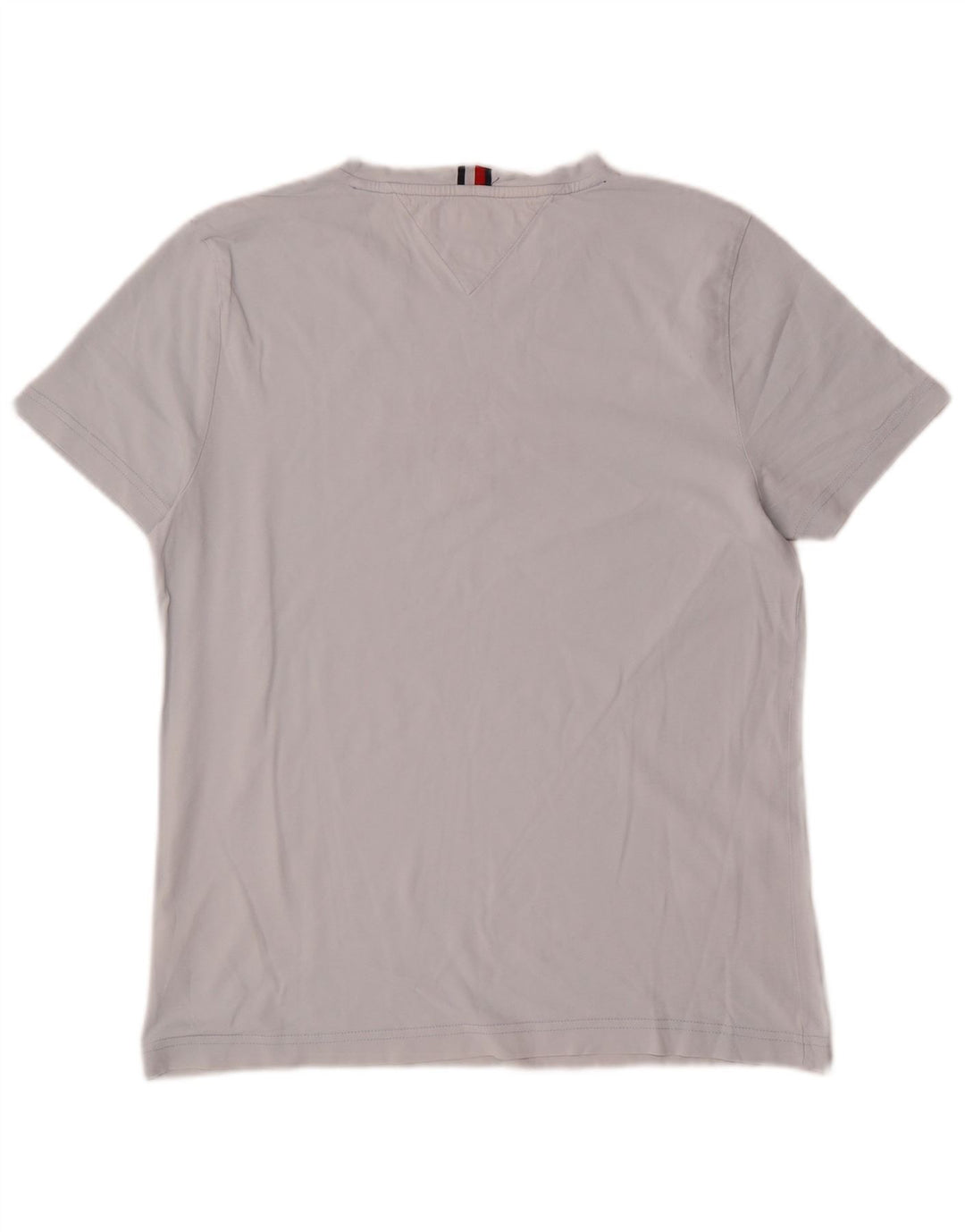 Tommy Hilfiger T-Shirt Graphique Homme Gris Moyen Coton
