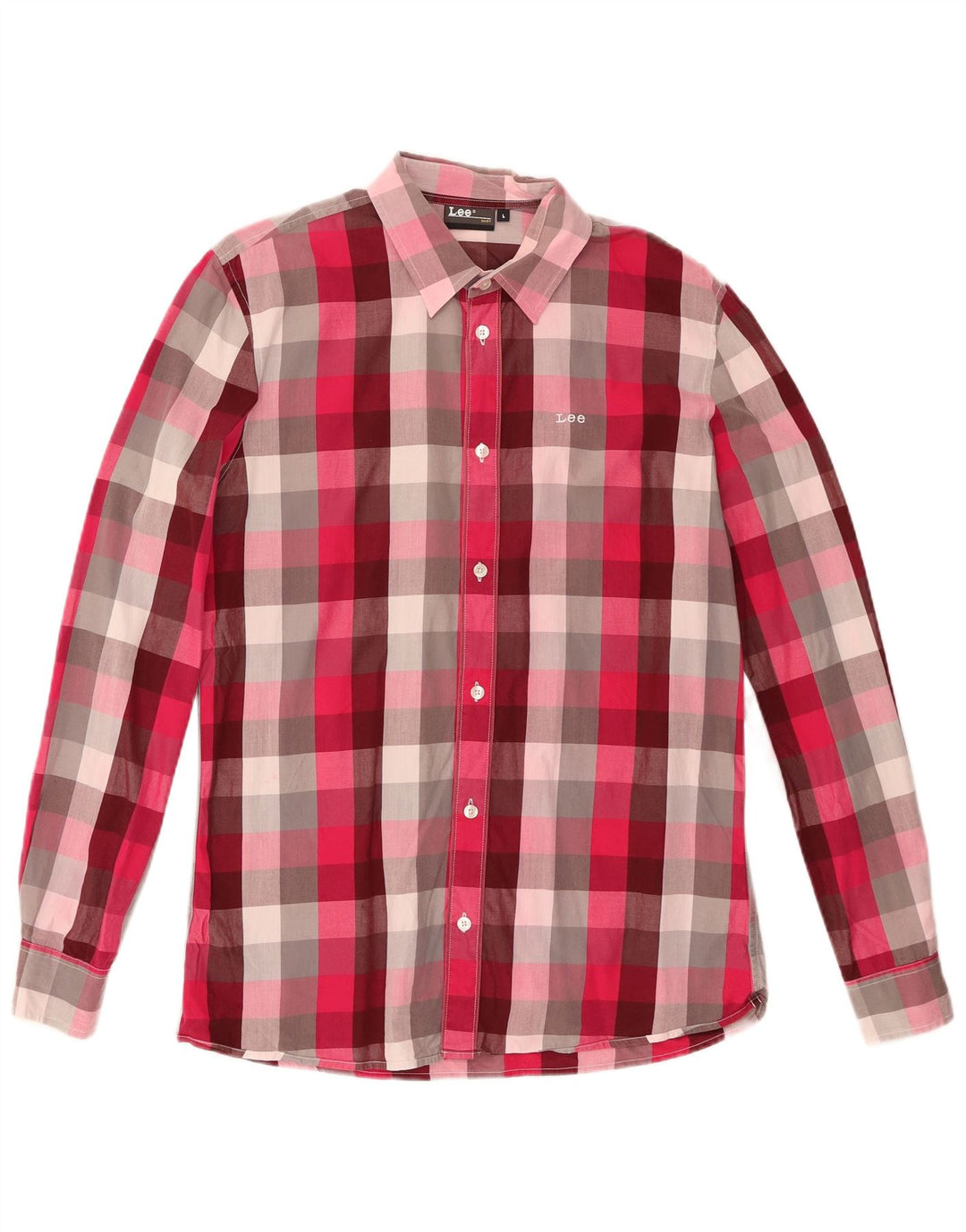 Lee Chemise Homme Grand Coton Vichy Rose