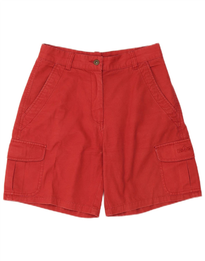 PYRAMID Short Cargo Femme IT 44 Medium W28 Coton Rouge