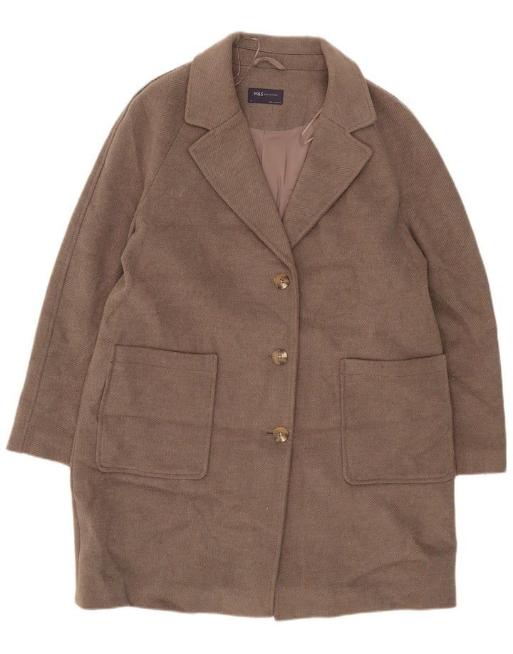 Marks & Spencer Manteau Femme UK 18 XL Gris Polyester