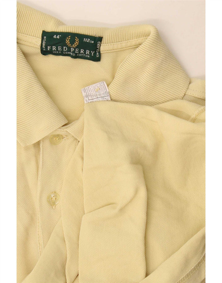 Fred Perry Polo Homme Jaune Moyen Coton