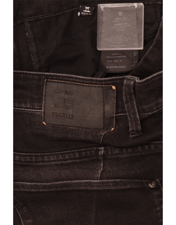 G-STAR Jean Slim Femme W33 L28 Coton Noir