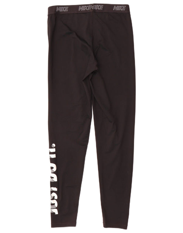 Nike Legging graphique pour femme UK 14 Large Noir Polyester
