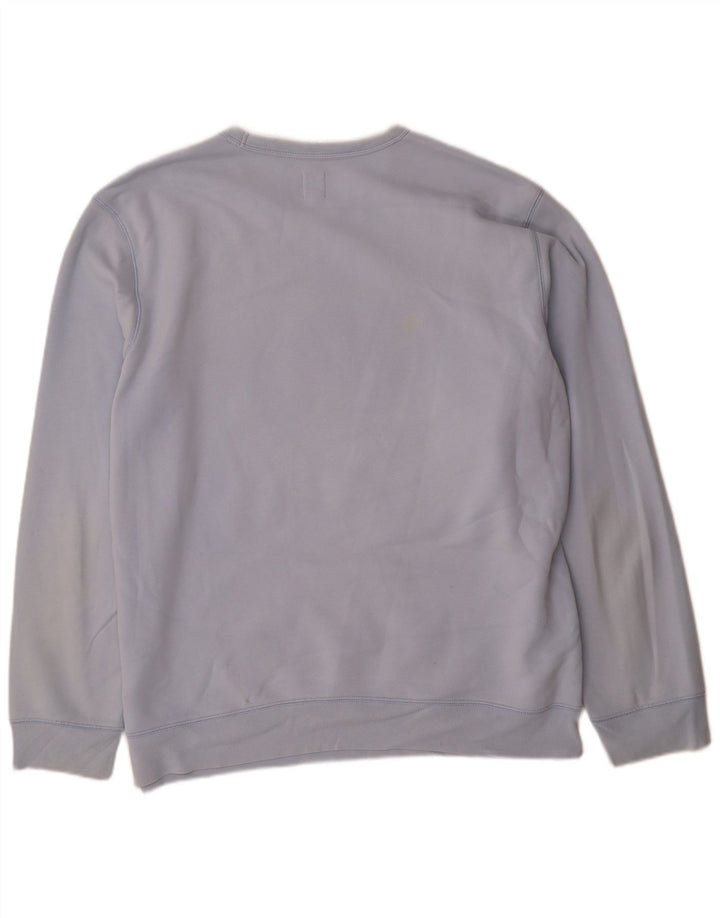 Gap Sweat-Shirt Graphique Homme XL Bleu Coton