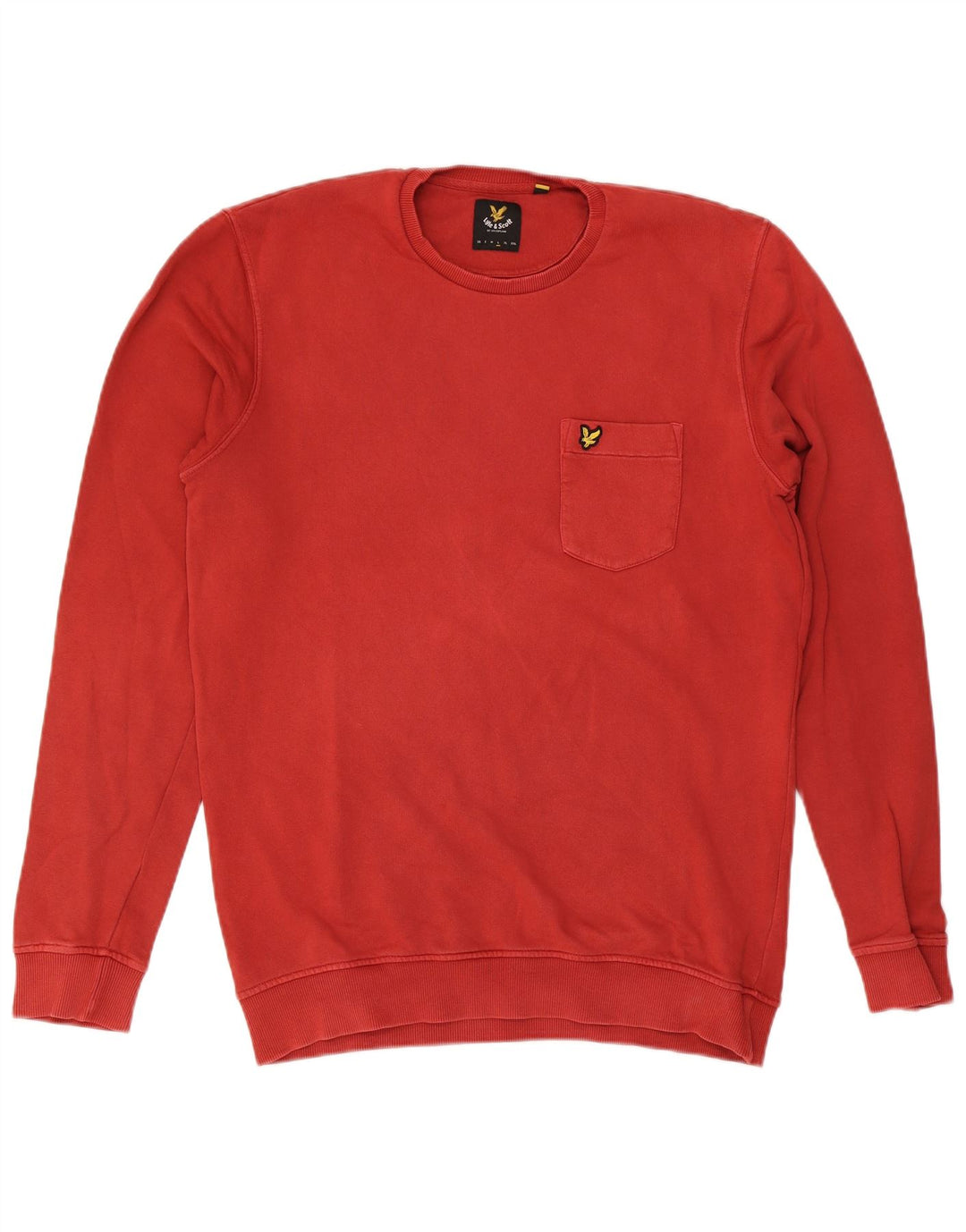 Lyle & Scott Sweat-shirt pour homme en coton rouge Taille L