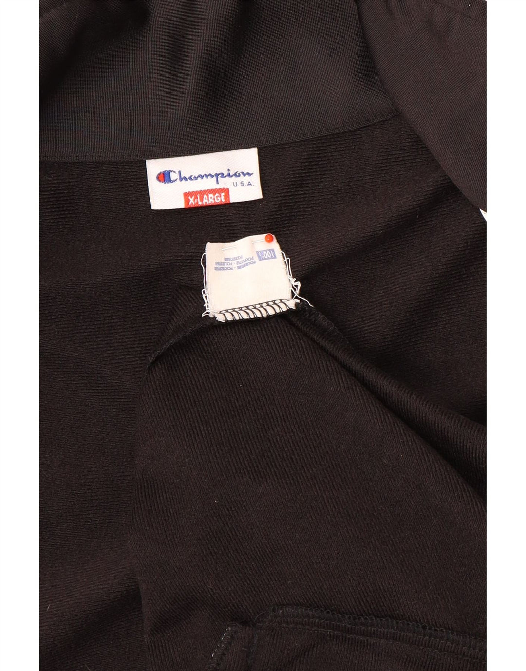 Champion Veste de Survêtement Graphique Homme XL Noir Colorblock