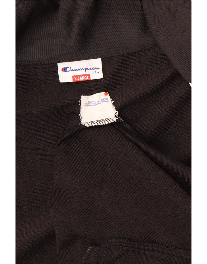 Champion Veste de Survêtement Graphique Homme XL Noir Colorblock