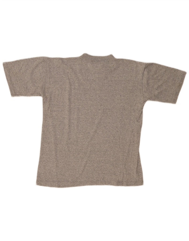 Asics T-Shirt Homme Gris Moyen Moucheté Coton