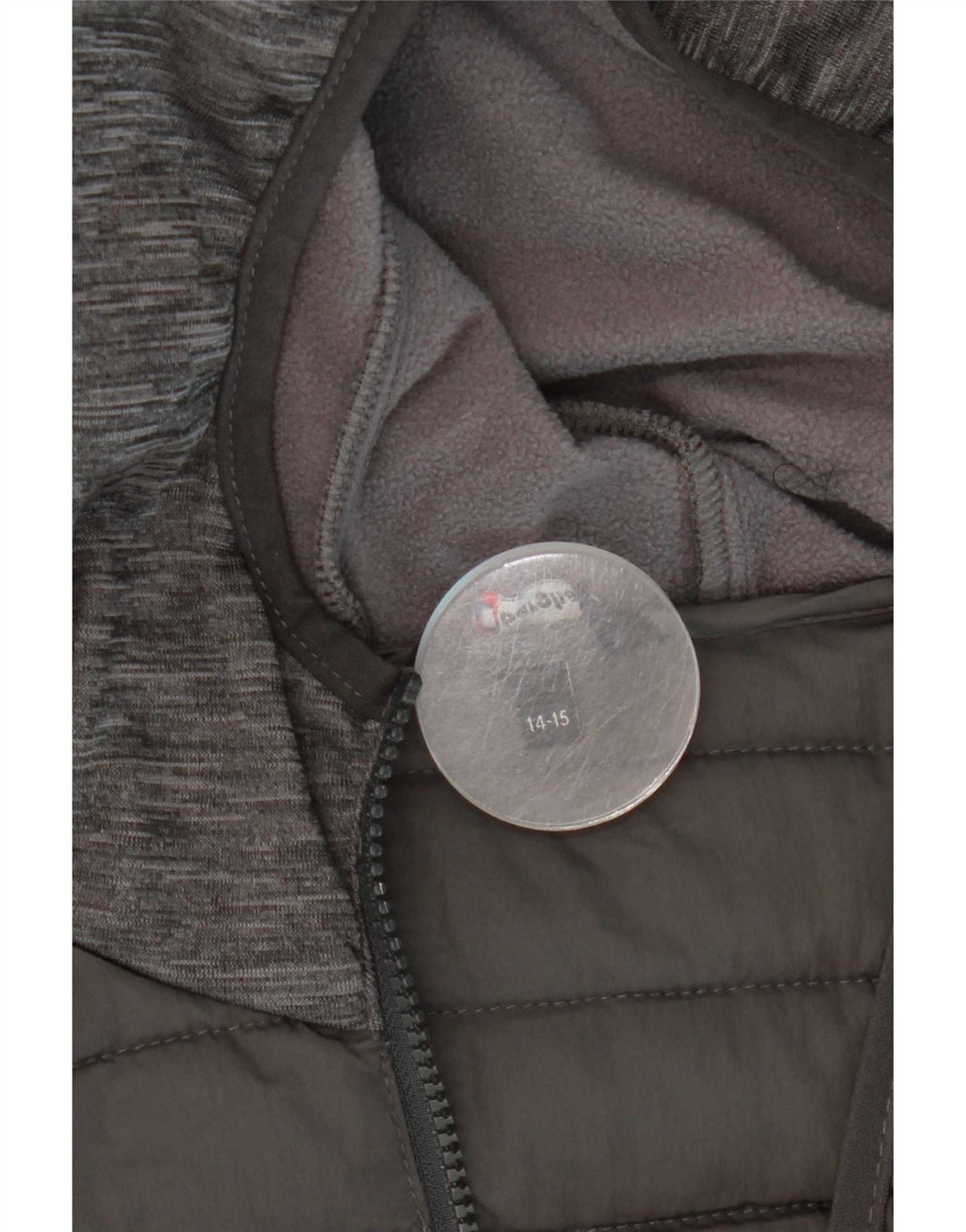 Berghaus Veste matelassée à capuche pour garçon 14-15 ans Gris Colorblock Polyester