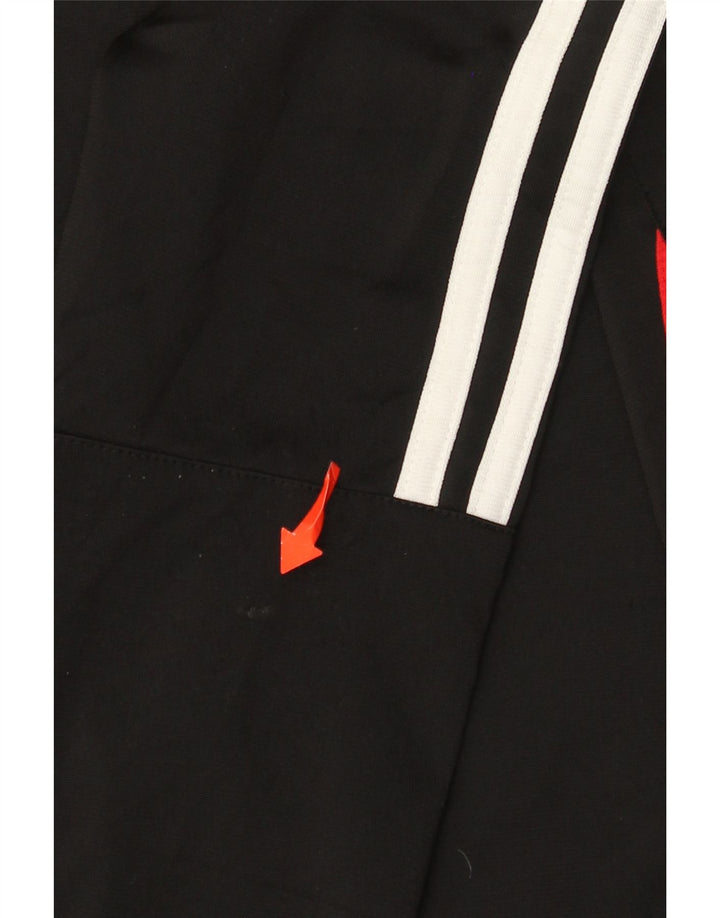 Adidas Veste de survêtement graphique pour garçon 11-12 ans Noir Colourblock