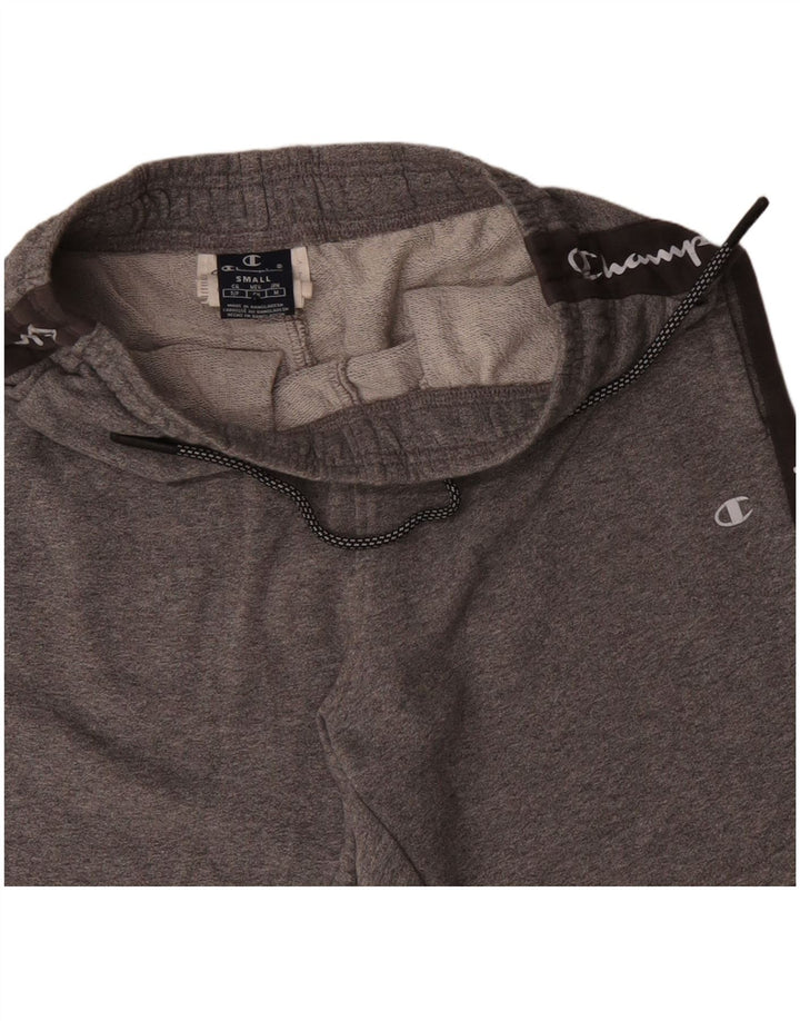 Champion Short de Sport Graphique Homme Petit Gris Coton Colorblock