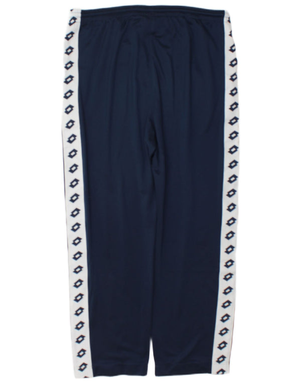 Lotto Pantalon De Survêtement Graphique Homme Large Bleu Marine Colourblock