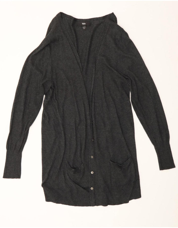 MOSSIMO Womens Cardigan Sweater UK 20 2XL Grey Nylon Vintage Mossimo and Second-Hand Mossimo from Messina Hembry 