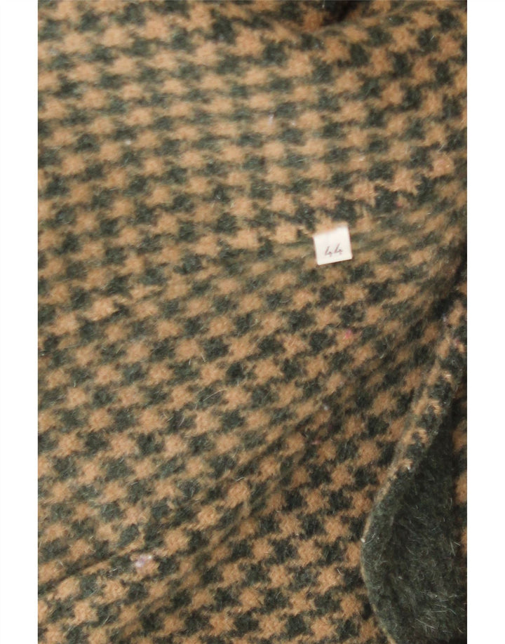 Manteau Femme Vintage IT 44 Vert Moyen