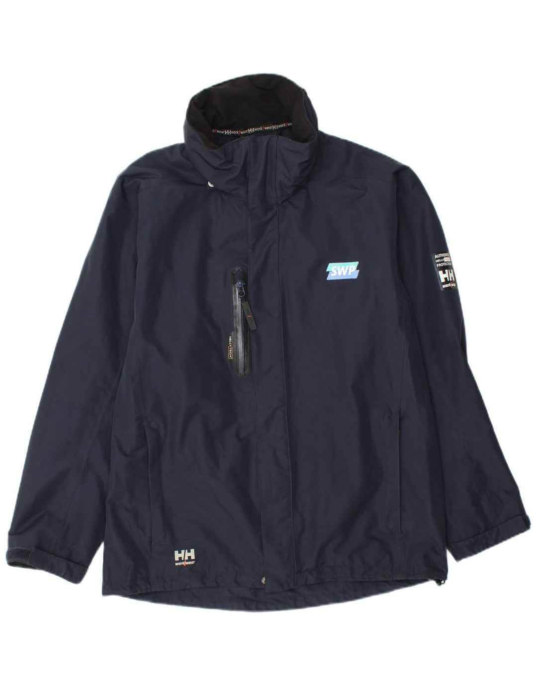 Helly Hansen Veste de pluie à capuche pour homme UK 38 Bleu marine moyen