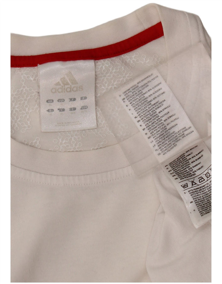 Adidas T-Shirt Homme Top XL Coton Blanc