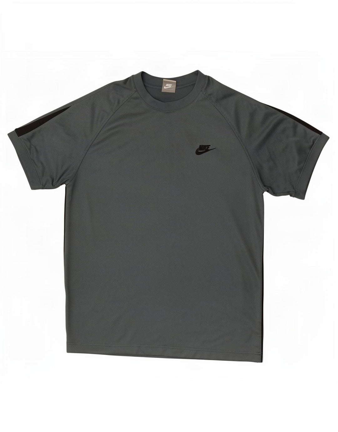 Nike T-shirt pour homme en polyester color block vert moyen