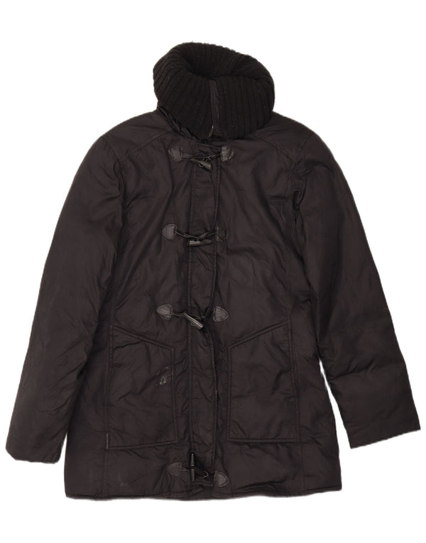 Calvin Klein Jeans Manteau rembourré pour femme UK 14 Medium Noir