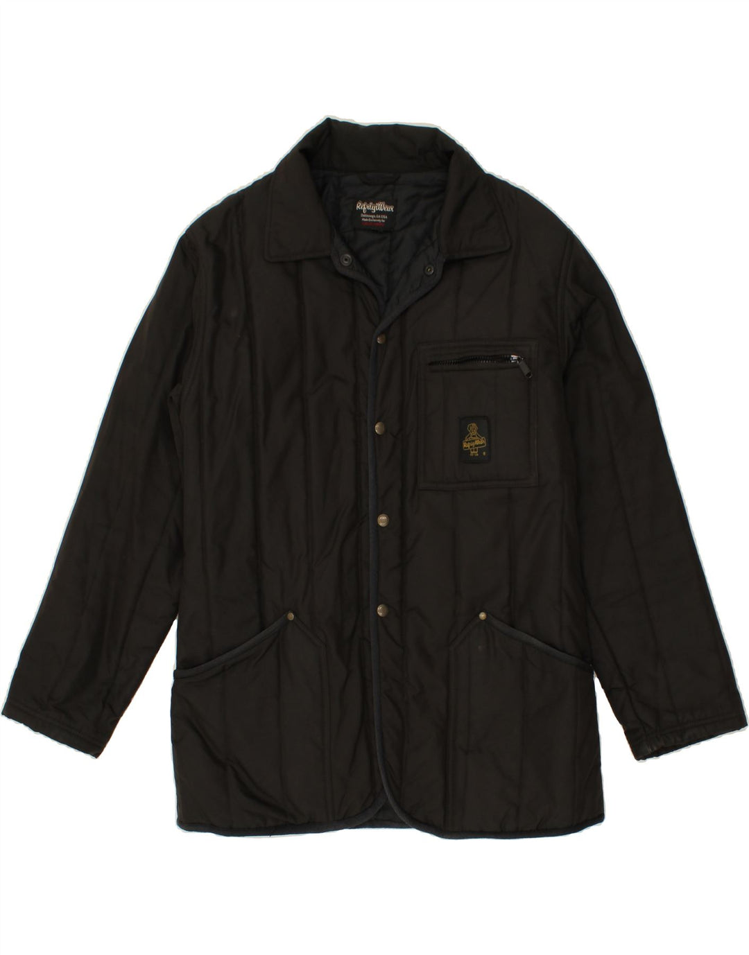 REFRIGIWEAR Veste matelassée pour hommes UK 44 2XL Noir Polyester