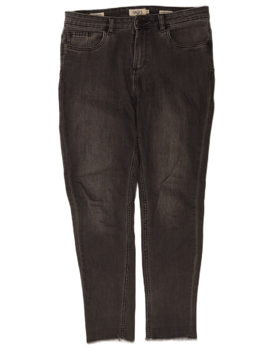 Dack's Jean skinny court pour femme IT 46 Large W30 L26 Gris