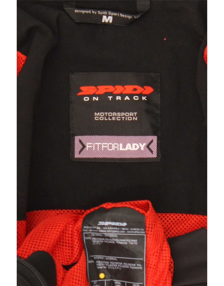 Spidi Veste de moto graphique Racer pour femme UK 14 Medium Noir Polyamide