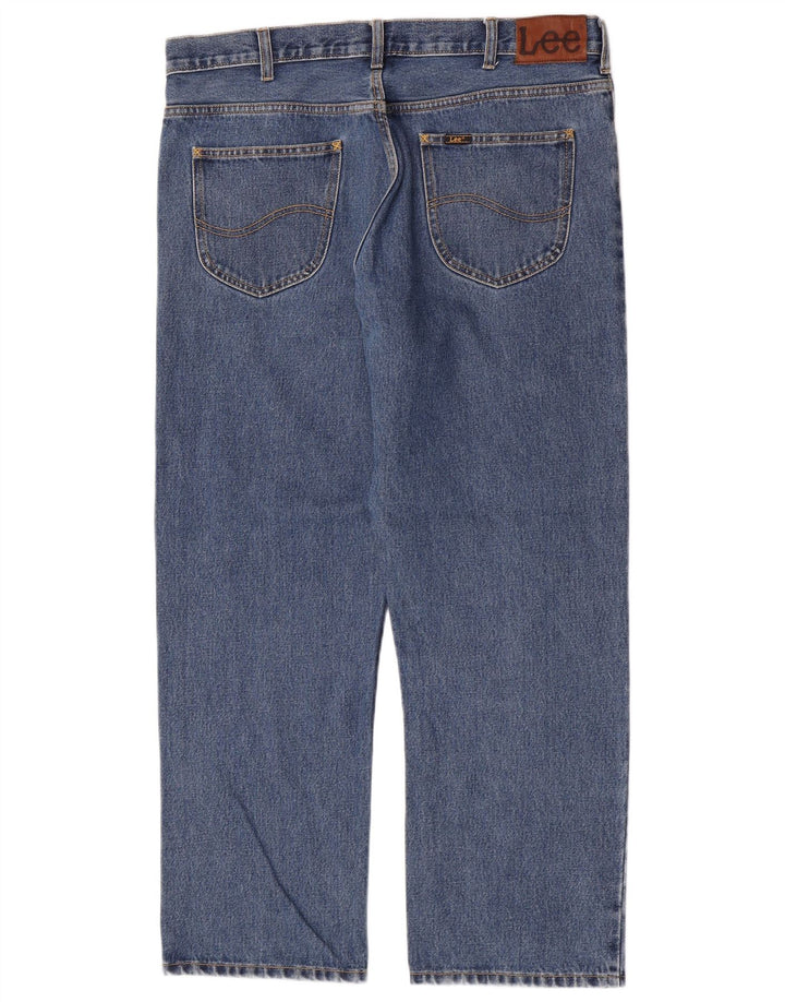Lee Jean Droit Brooklyn Homme W38 L30 Bleu Coton