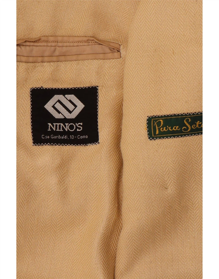 Veste Blazer Double Boutonnage Vintage Homme IT 50 Grand Beige