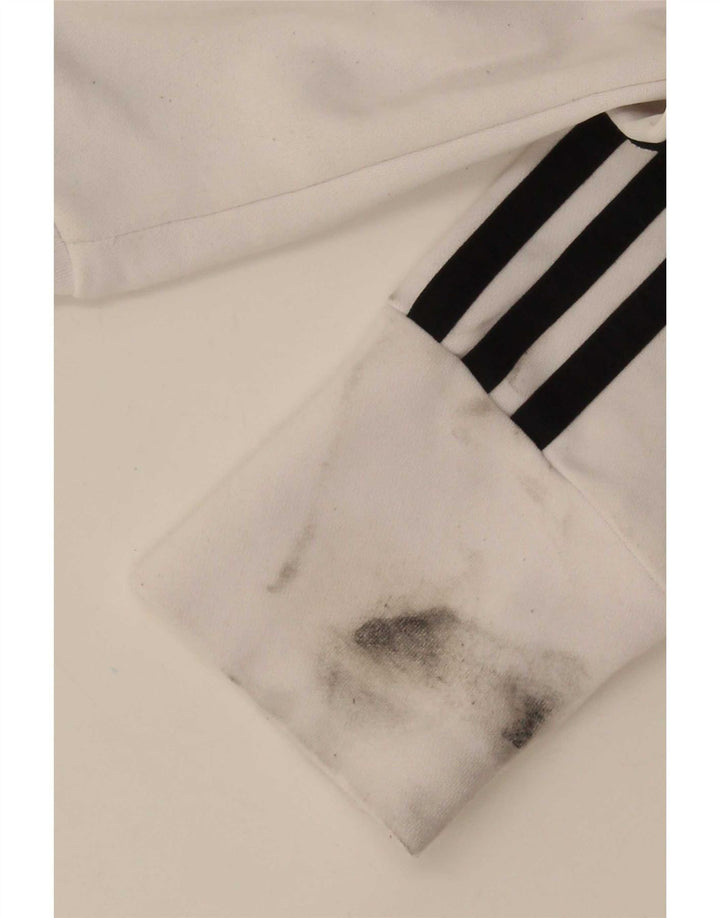 Adidas Veste de survêtement pour femme UK 16 Large Blanc Polyester