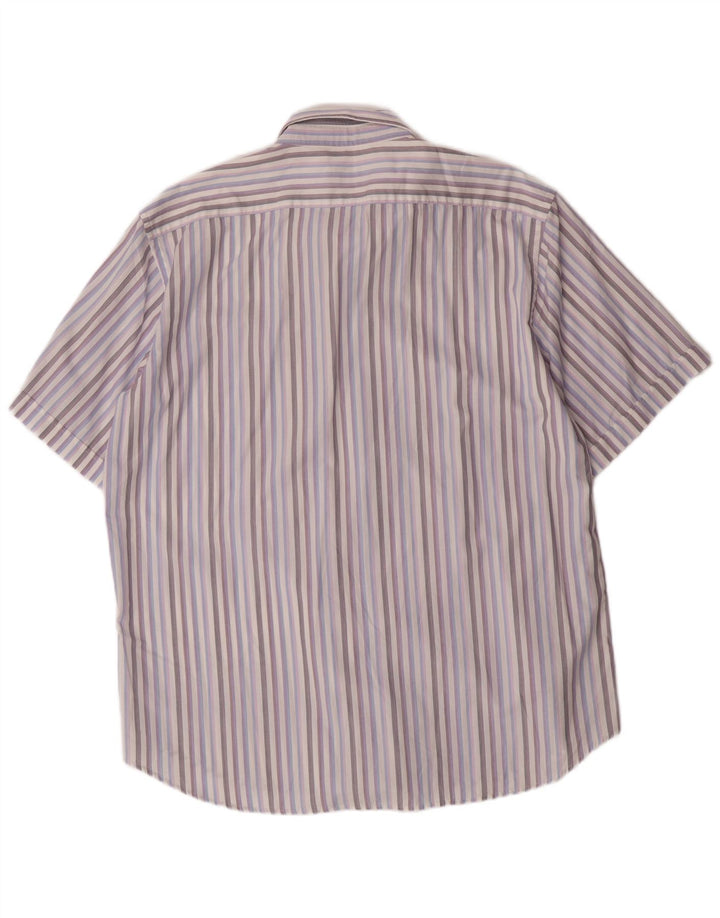 Roccobarocco Chemise Homme Taille 46 18 1/2 XL Rayé Multicolore