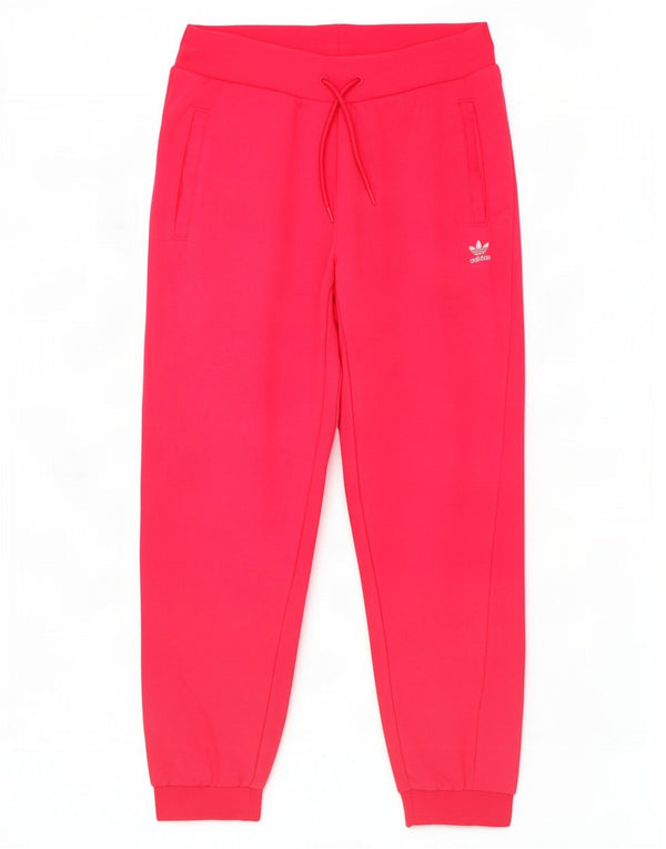 Adidas Pantalon de survêtement pour femme Joggers UK 14 Coton rose moyen