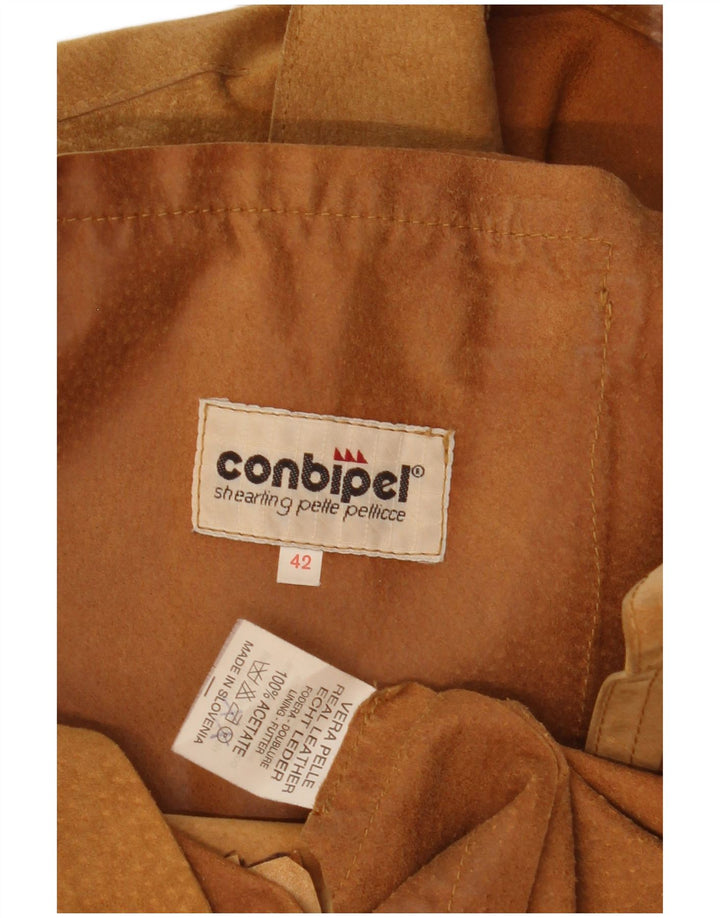 Conbipel Veste en Daim Femme IT 42 Cuir Marron Moyen